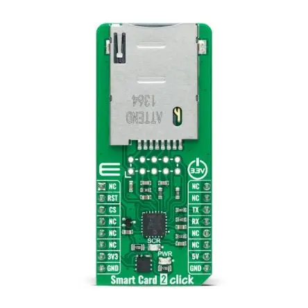 Produktfoto 1 von Brand-Rex Smartcard 2 Click UART, Platine Entwicklungstool Microcontroller 8051 SEC1210 Mikroe-5492