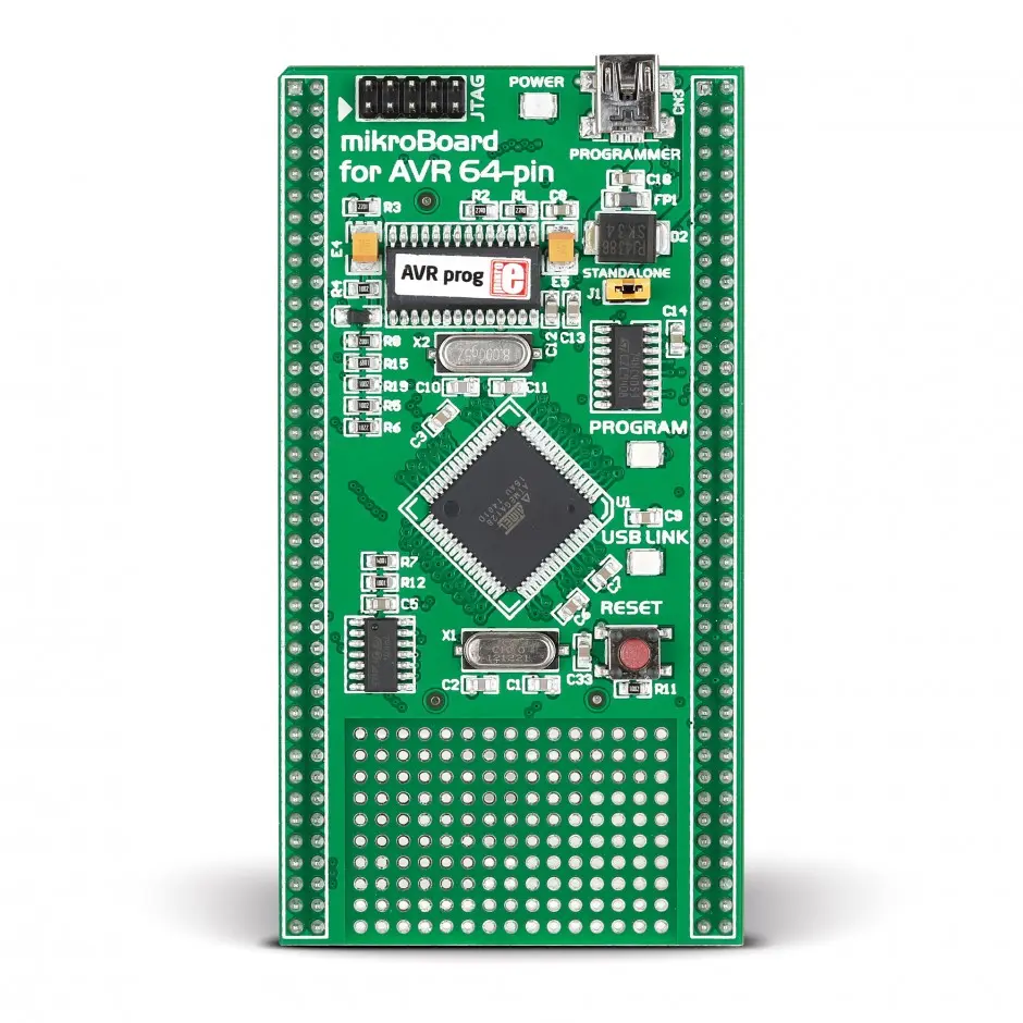 Brand-Rex mikroBoard für AVR mit ATmega128 MCU, Platine Entwicklungstool Microcontroller AVR Mikroe-706
