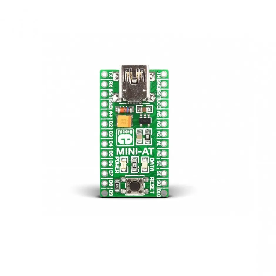 Produktfoto 1 von Brand-Rex MINI-AT-Board - 3,3 V MCU, Entwicklungskit Entwicklungstool Microcontroller AVR Mikroe-672