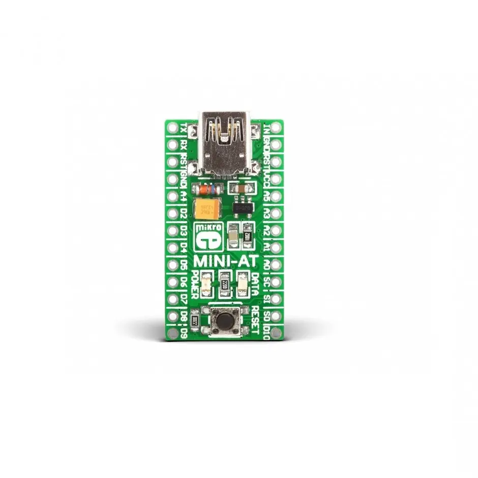 Produktfoto 1 von Brand-Rex MINI-AT-Board - 5 V MCU, Entwicklungskit Entwicklungstool Microcontroller AVR Mikroe-671