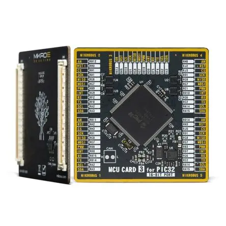 Produktfoto 1 von Brand-Rex SiBRAIN für PIC32MZ2048EFH144 MCU, Entwicklungsboard Entwicklungstool Microcontroller PIC32 8. Generation