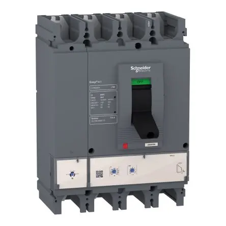Produktfoto 1 von Schneider Electric EasyPact Elektronischer Schutzschalter, 630A Feststehend 60 kA L. 255 mm x 140mm
