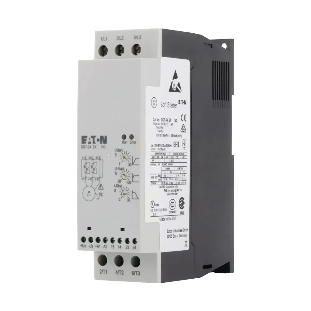 Produktfoto 1 von Eaton Eaton DS7 Sanftstarter 3-phasig 15 hp, 480 V AC / 24 A