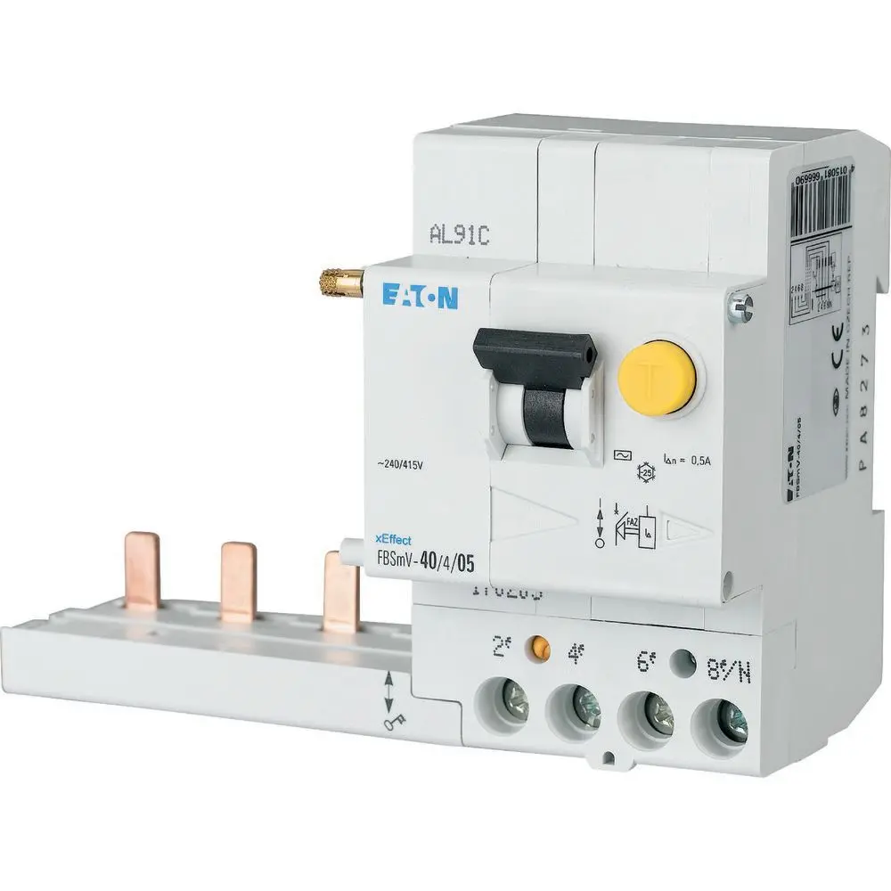 Produktfoto 1 von Eaton xEffect - FBSmV RCCB, 4-polig, 40A, 30mA Typ G xEffect 240/415V ac