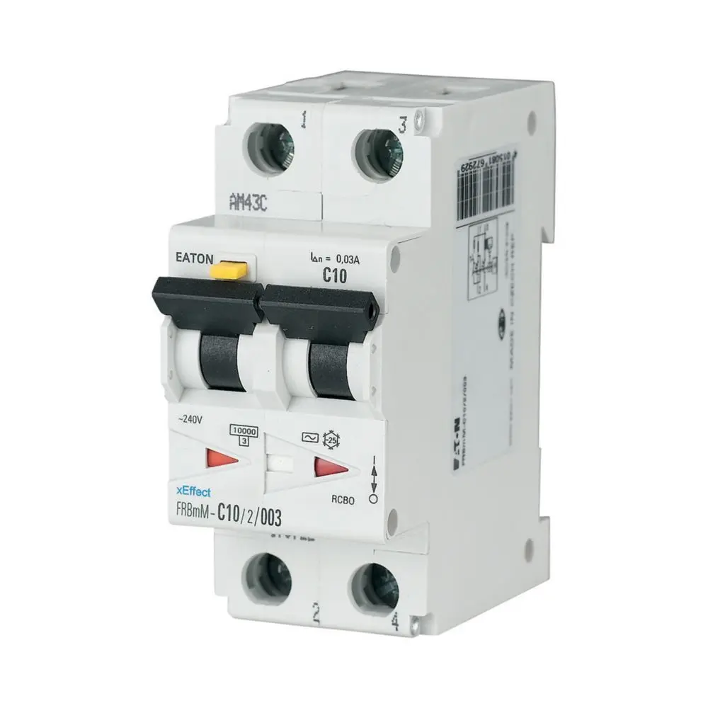 Produktfoto 1 von Eaton FRBmM FRBmM FI/LS-Schalter (RCBO) 20 A, 2-polig Typ A, Typ C, Empfindlichkeit 30 mA