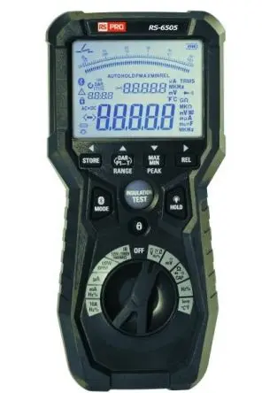 Produktfoto 1 von RS PRO Tragbares Gerät Isolationsprüfer 50 mΩ