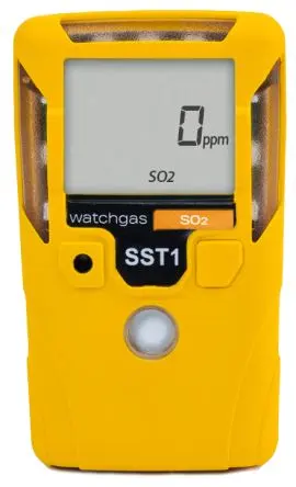 Produktfoto 1 von Watchgas SST1-S Einzelgasdetektor für Schwefeldioxid, LCD-Hintergrundbeleuchtung 55s, Tragbare Gasdetektoren, Yes,