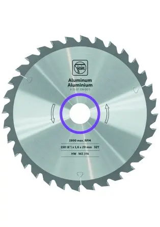 Produktfoto 1 von FEIN 32 Hartmetall Kupfer Sägeblatt, Ø 150 mm