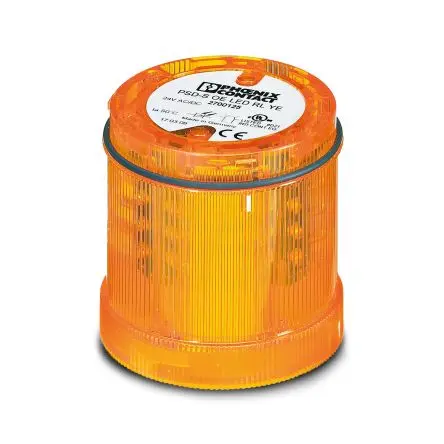 Produktfoto 1 von Phoenix Contact PSD LED Blitzlichtelement Umdrehung-Licht 24V ac/dc Gelb Wechselstrom/Gleichstrom IP65, 70 mm x 65.5 mm
