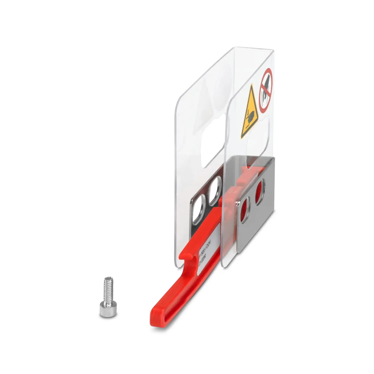 Produktfoto 1 von Phoenix Contact CF 500/COV Crimpabdeckung, Kabelöse, Kunststoff, B 22.5 mm, Klar