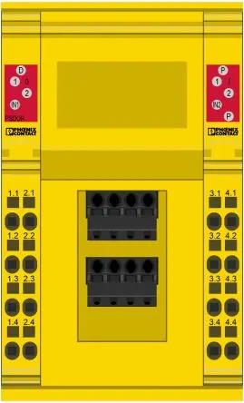 Produktfoto 1 von Phoenix Contact IB IL Sicherheitsmodul / 4 Ausgänge 24V dc