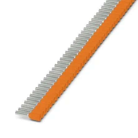 Produktfoto 1 von Phoenix Contact AI Aderendhülse, Stift ø 1.1 mm, Orange, Kupfer, 14 mm, 14mm, Isoliert