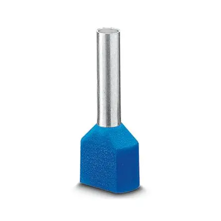 Produktfoto 1 von Phoenix Contact AI Aderendhülse, Stift ø 2.9 mm, Blau, Kupfer, 16 mm, 16mm, Isoliert, 14 AWG max.