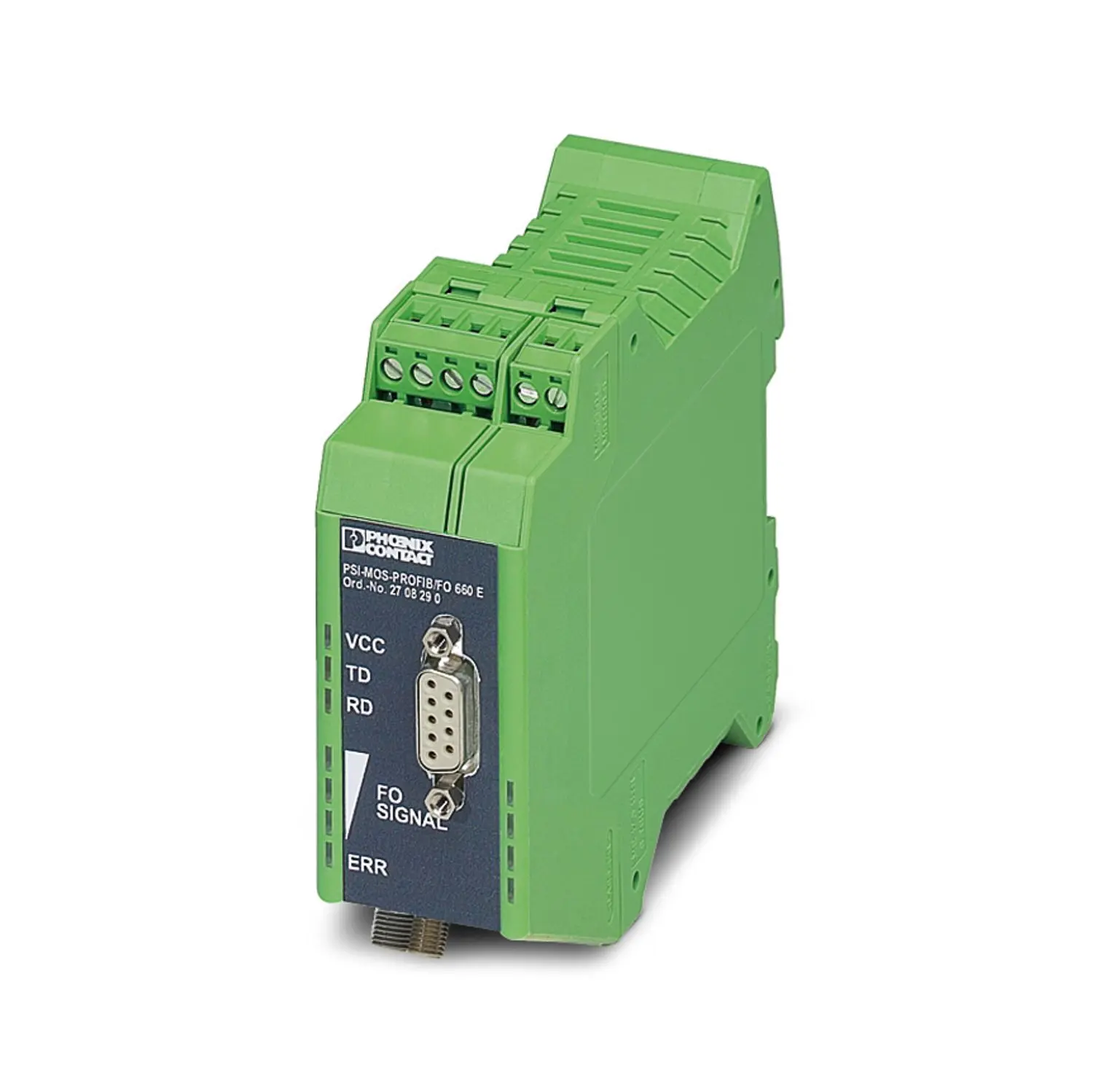 Produktfoto 1 von Phoenix Contact Serie PSI LWL-Konverter 24 V dc DIN-Hutschiene, ATEX