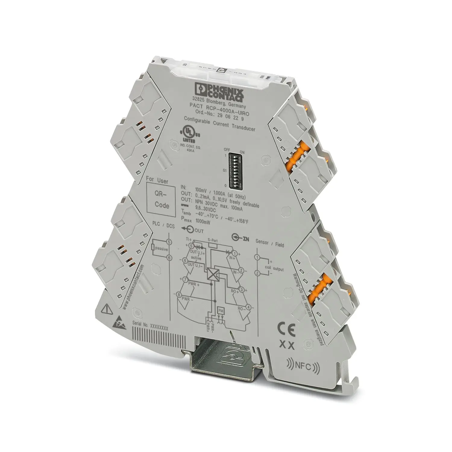 Produktfoto 1 von Phoenix Contact Serie FB Repeater 0/10.5 V AUS DIN-Hutschiene
