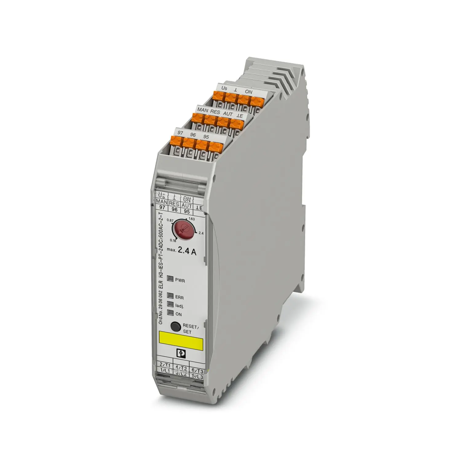 Produktfoto 1 von Phoenix Contact Motorstarter 3-phasig, 500 V AC / 2,4 A