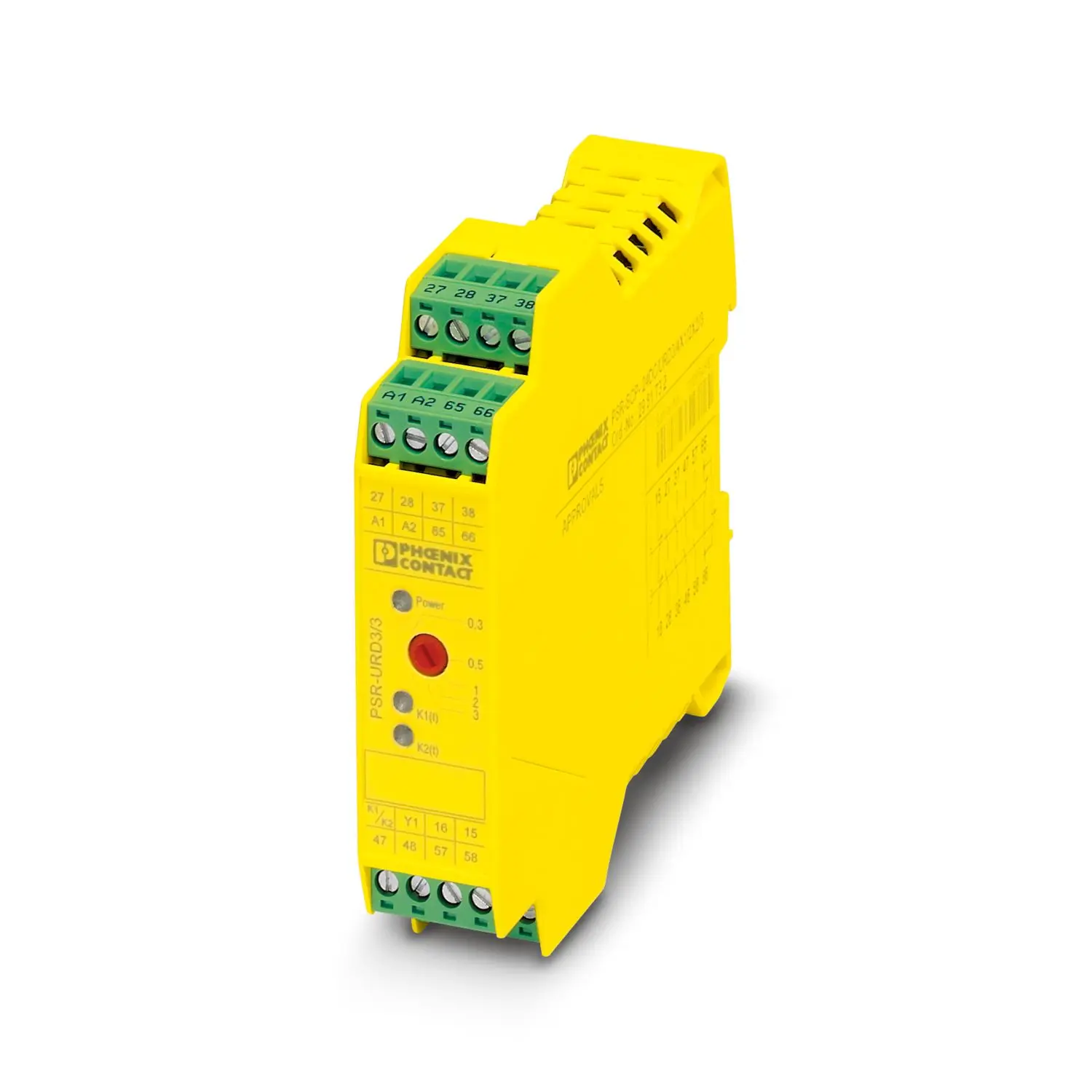 Produktfoto 1 von Phoenix Contact Sicherheitsrelais, 24V dc, 1-Kanal Sicherheitsrelais
