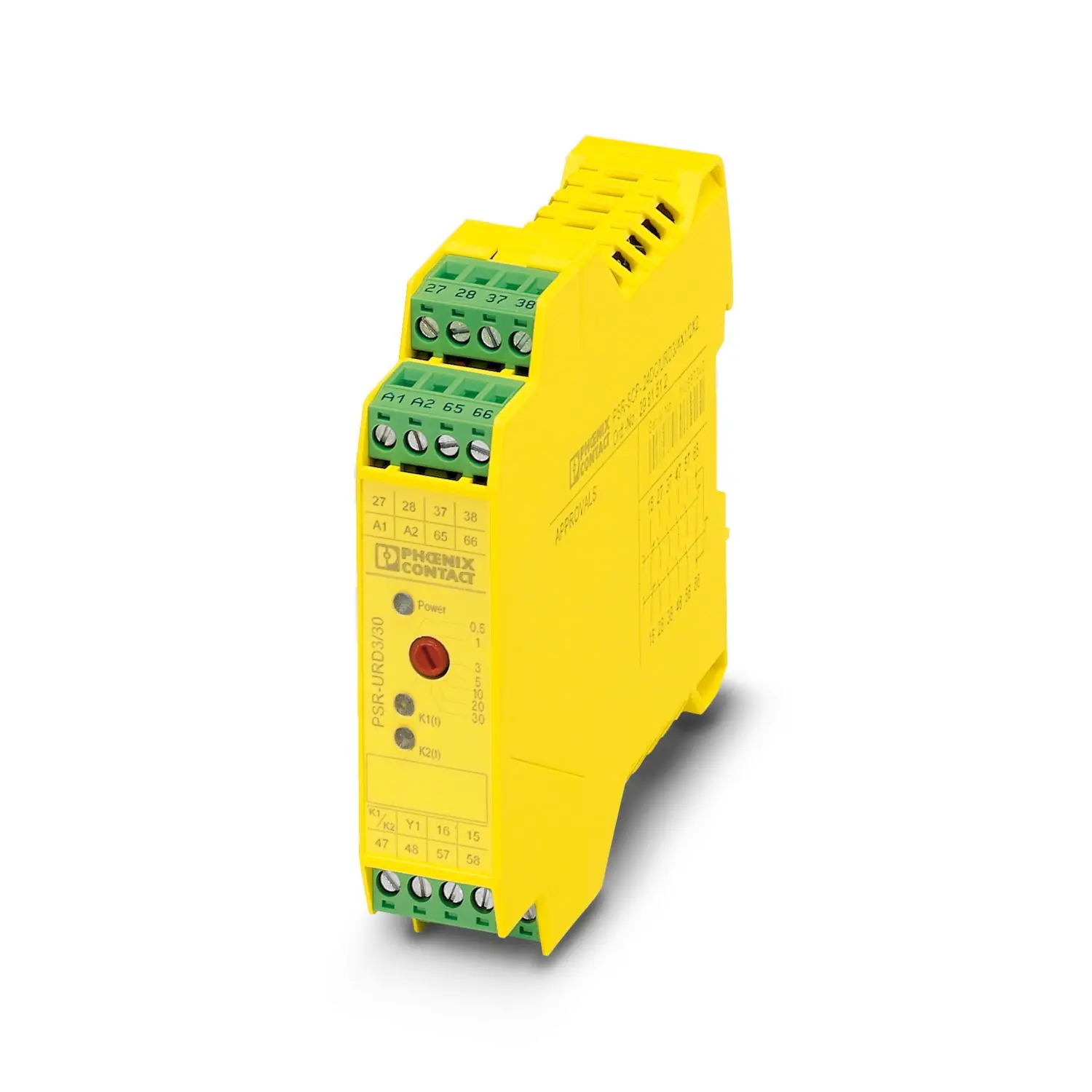 Produktfoto 1 von Phoenix Contact Sicherheitsrelais, 24V dc, 1-Kanal Sicherheitsrelais