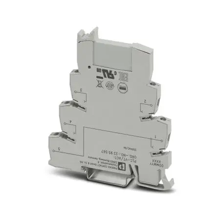 Produktfoto 1 von Phoenix Contact PLC Anschlussklemmenblock für Durchkontaktierung Grau, 4mm², 250V Schraubbefestigung