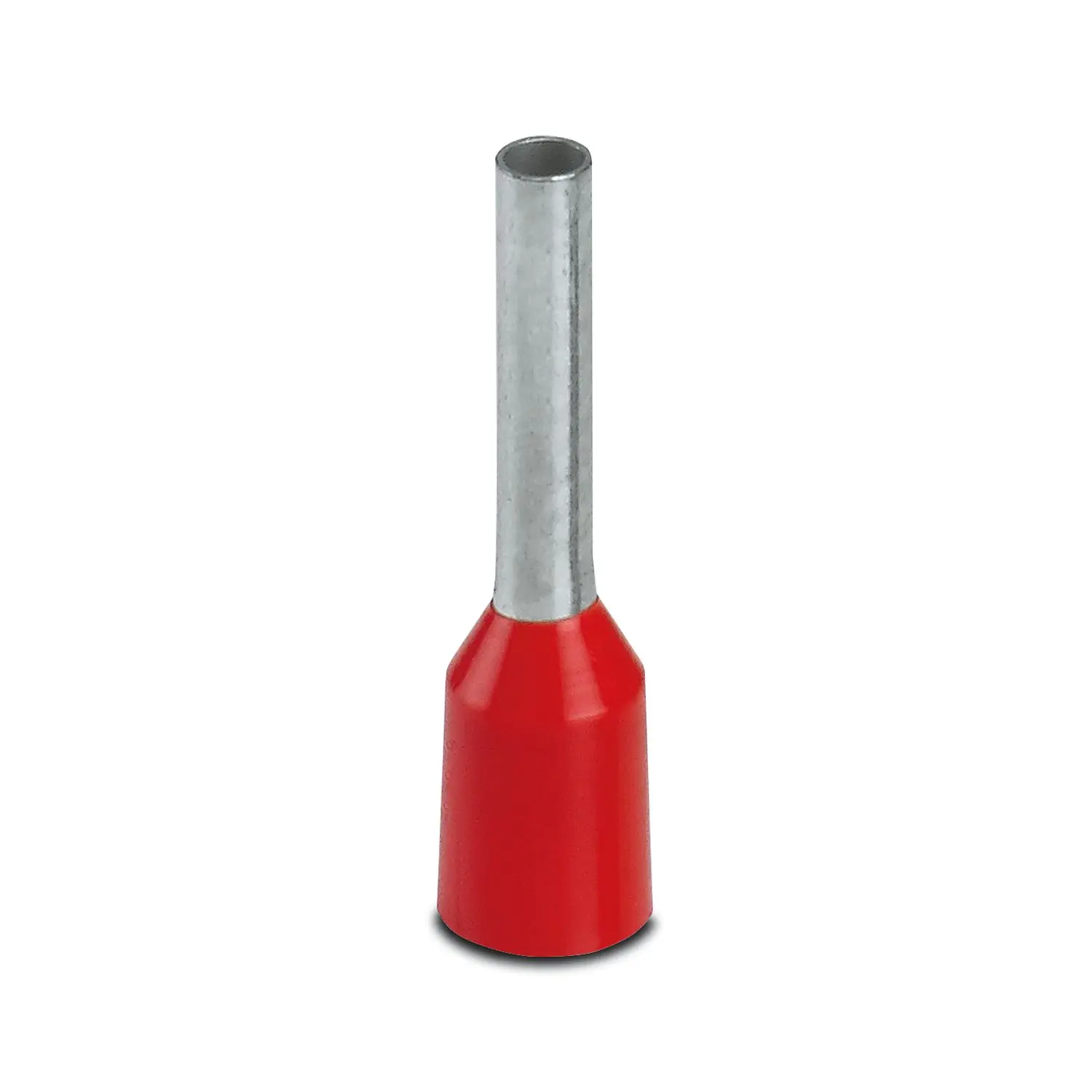 Produktfoto 1 von Phoenix Contact AI Aderendhülse, Stift ø 1.5 mm, Rot, Kupfer, 8 mm, Isoliert, 18 AWG max.