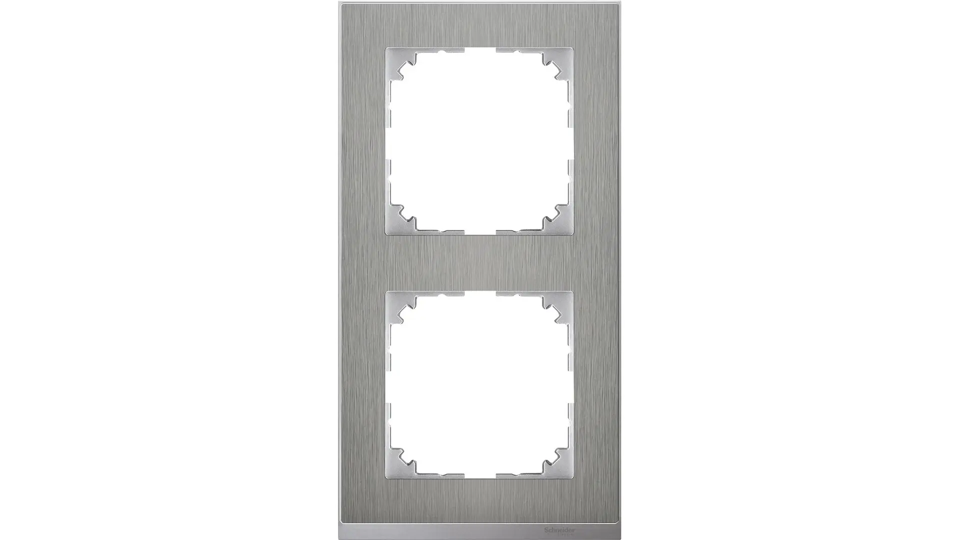 Produktfoto 1 von Schneider Electric System M Abdeckung Grau Polycarbonat 2 Ausbrüche H. 10 mm B. 158 mm