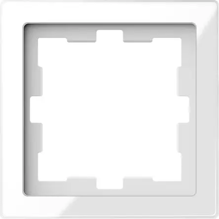 Produktfoto 1 von Schneider Electric D-Life Abdeckung Weiß Glas 1 Ausbrüche H. 90 mm B. 90mm