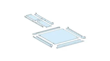 Produktfoto 1 von Schneider Electric Anschlussplatte, 600 x 600mm, für PrismaSeT P Kabine PrismaSeT P