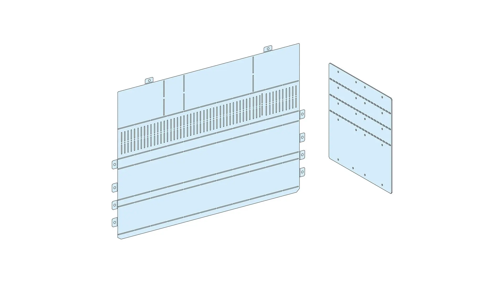 Produktfoto 1 von Schneider Electric Abdeckung, 619 x 825mm, für PrismaSeT P Rahmen PrismaSeT P