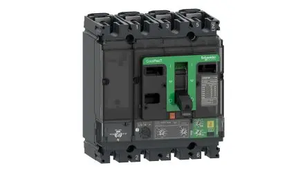 Produktfoto 1 von Schneider Electric 440V ac ComPact New Generation ComPacT NSX Geräteschutzschalter Feststehend Schutzschalter für