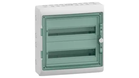 Produktfoto 1 von Schneider Electric Mureva; Gehäuse; Polymer; Hellgrau; IK09 IP65 Breite 448 mm Höhe 460 mm Länge 160 mm