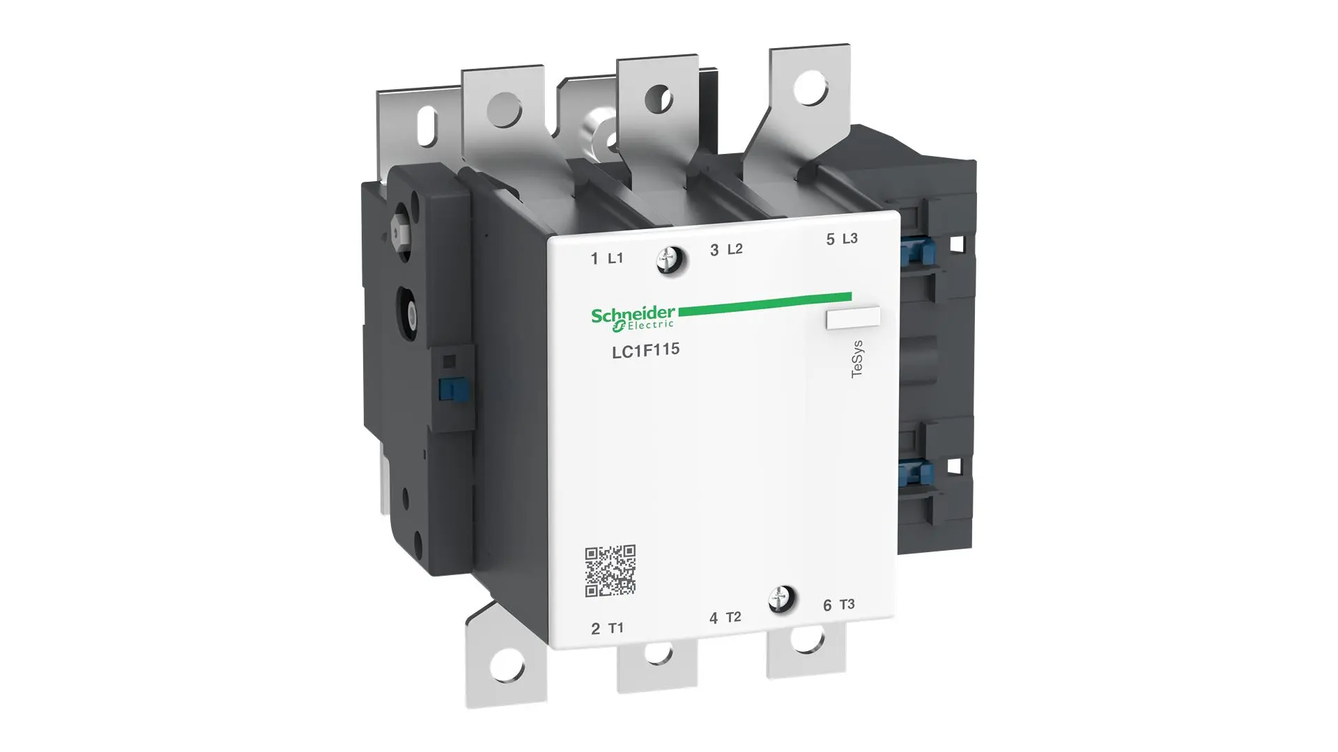 Produktfoto 1 von Schneider Electric LC1F Schütz 600 V ac-Spule, 3-polig, 690V ac / 200 A 600 V ac 80 kW 3 Schließer AC