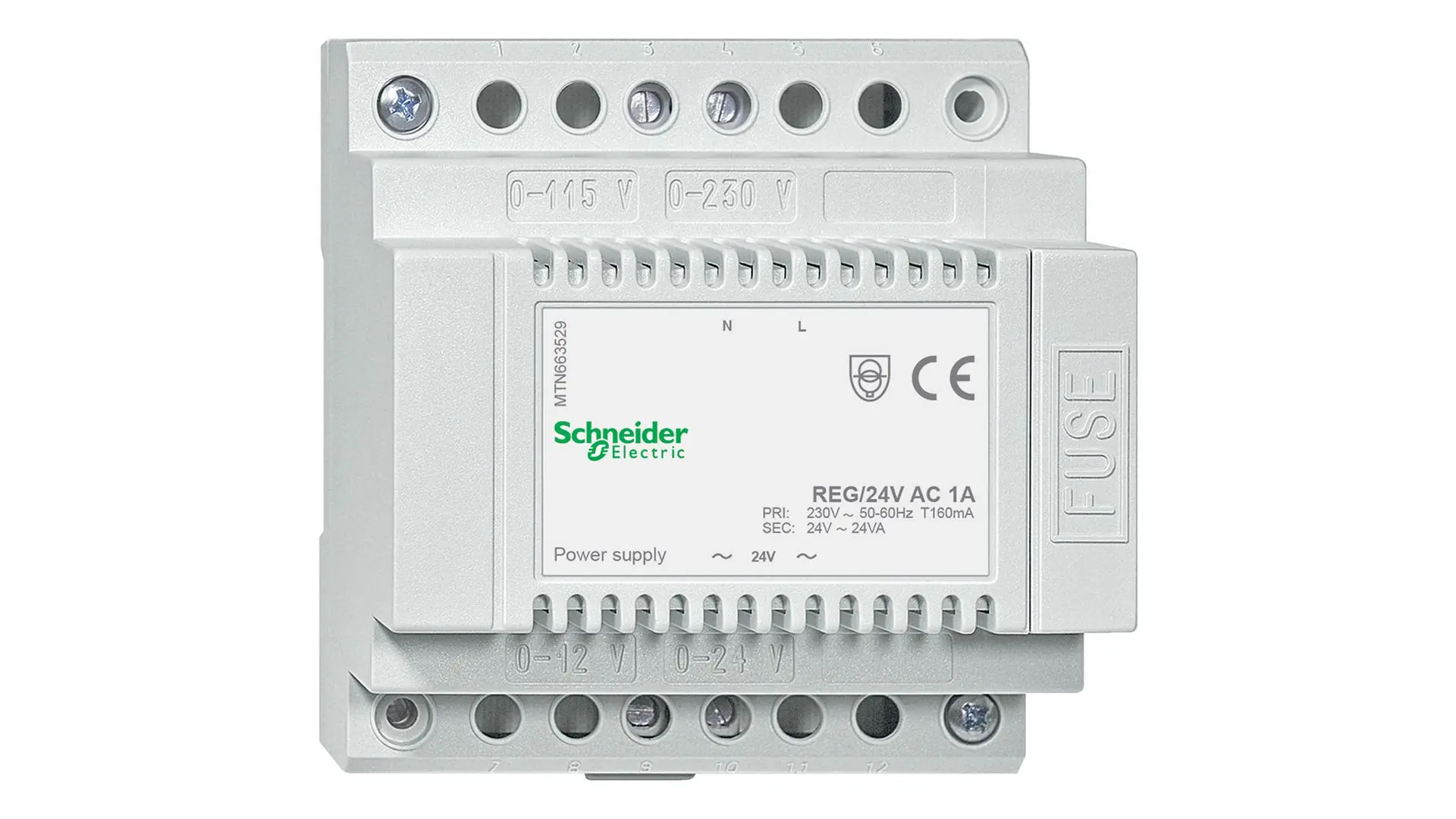Produktfoto 1 von Schneider Electric KNX DIN-Schienen Netzteil 24V / 1A 24W 207 → 253V ac