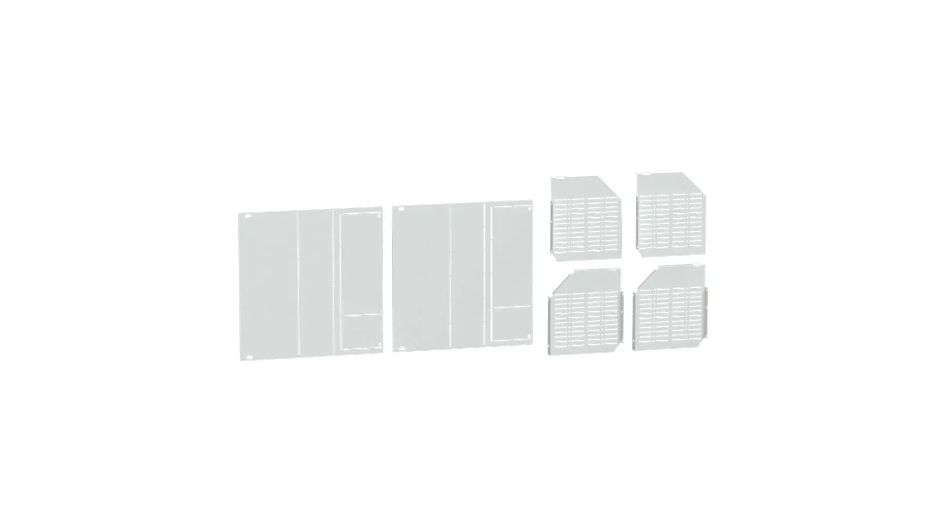 Produktfoto 1 von Schneider Electric Abdeckung, 300 x 306mm, für PrismaSeT P Rahmen PrismaSeT P