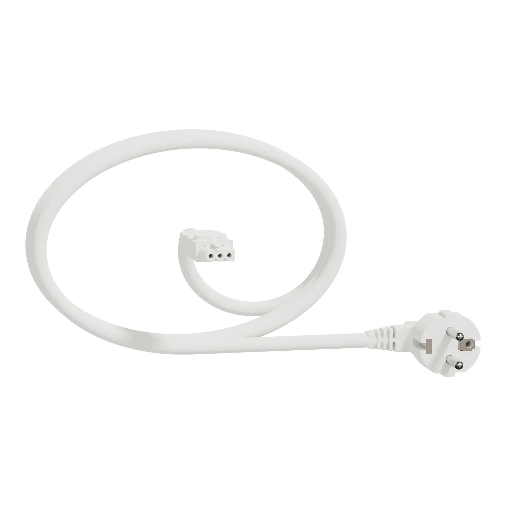 Produktfoto 1 von Schneider Electric Unica Netzkabel Weiß /Ø 10.3 mm Außen-ø , 3 m, 250V, Polyamid