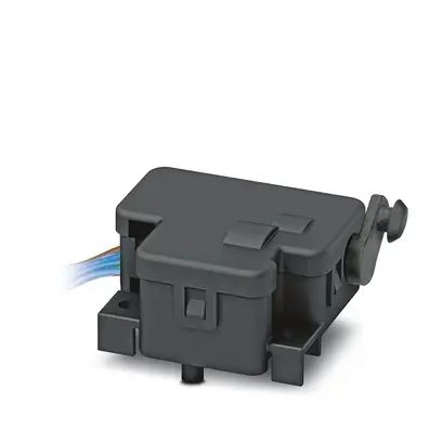 Produktfoto 1 von Phoenix Contact CHARX connect modular CEE Steckvorrichtung, Buchse Schwarz Gerade 4 0.2A, 12 V