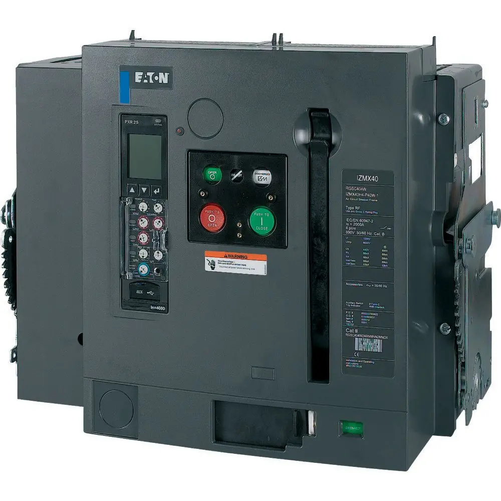 Eaton IZMX40 IZMX/INX Elektronischer Schutzschalter 690 V 4, 1000 A 105 kA L. 584 mm x 521 mm