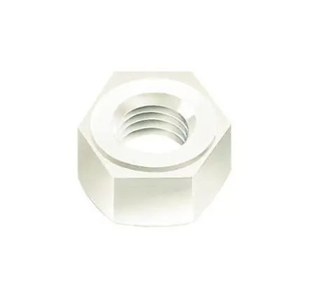 Produktfoto 1 von Essentra Sechskantmuttern Polyamid-Sechskantmutter Nylon M4 x 0.7 NF E 2403, ISO 4032, DIN 934, DIN 555