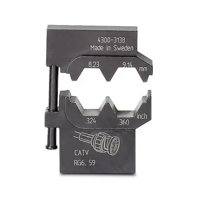 Produktfoto 1 von Phoenix Contact CRIMPFOX-M Crimpmatrize, 8.23 mm Schwarz