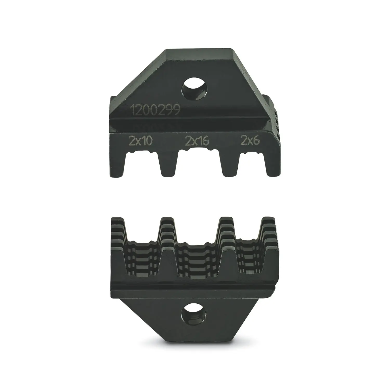 Produktfoto 1 von Phoenix Contact CF500 Crimpmatrize Schwarz, Crimpeinsatz