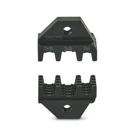 Produktfoto 1 von Phoenix Contact CF500 Crimpmatrize Schwarz, Crimpeinsatz