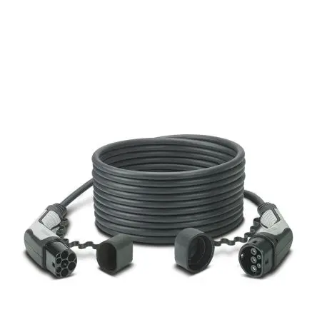 Produktfoto 1 von Phoenix Contact EV-Ladekabel 8 kW, 1-phasig, 32A Nennstrom, 10 m, Abgeschlossen, 250V Bewehrt, IP54, IP44