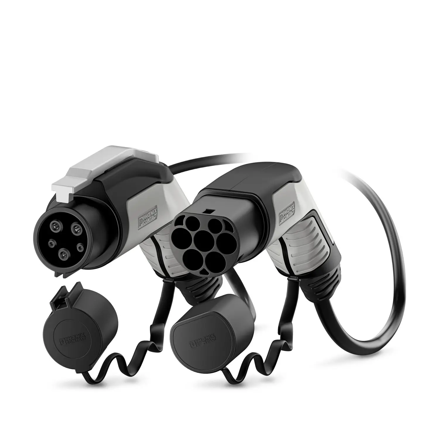 Produktfoto 1 von Phoenix Contact EV-Ladekabel 8 kW, 1, 32 A Nennstrom, 7 mm, Nicht abgeschlossen, 250 V, IP44
