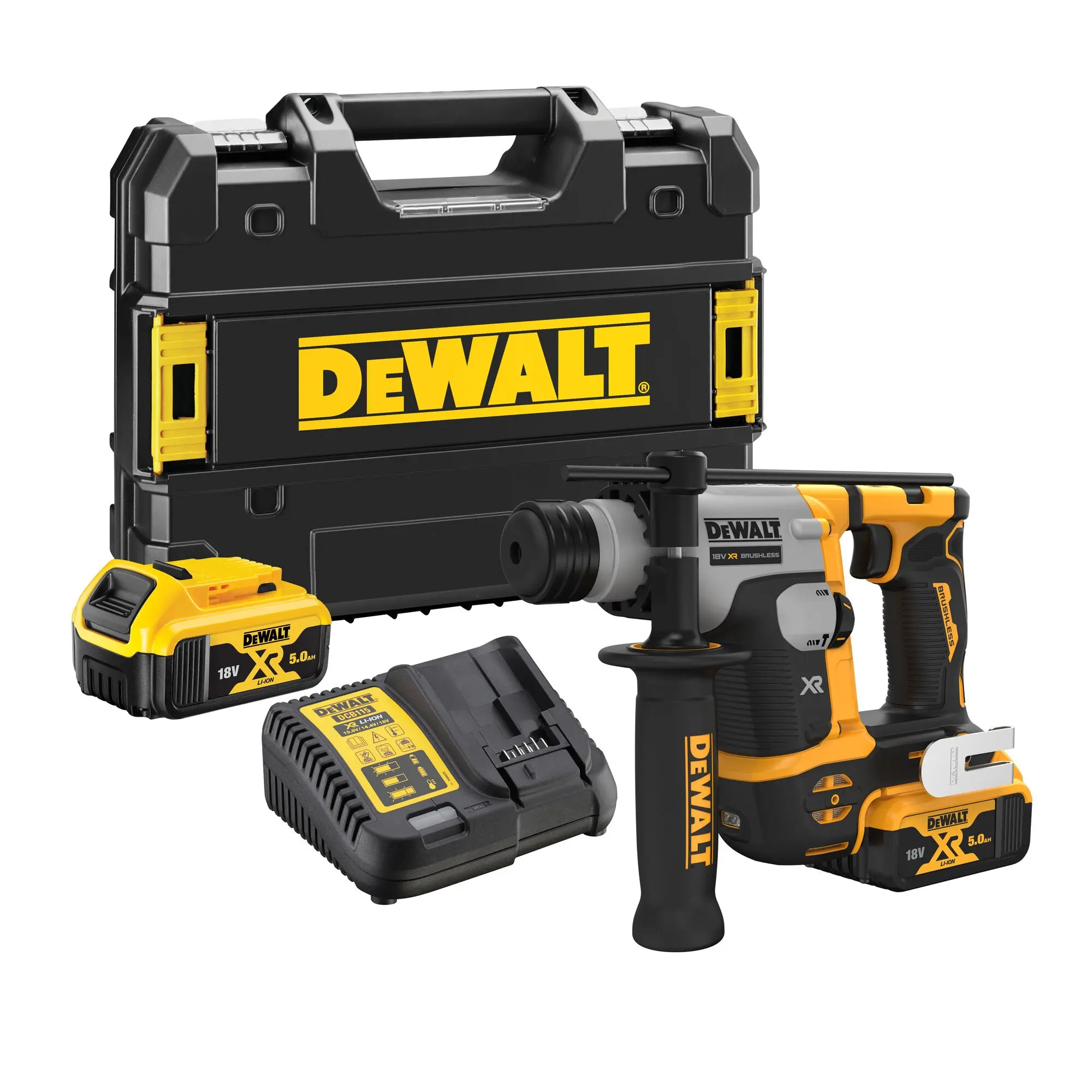 Produktfoto 1 von DeWALT DCH172P Li-Ion Akku Bohrhammer 18V Bürstenlos 5Ah