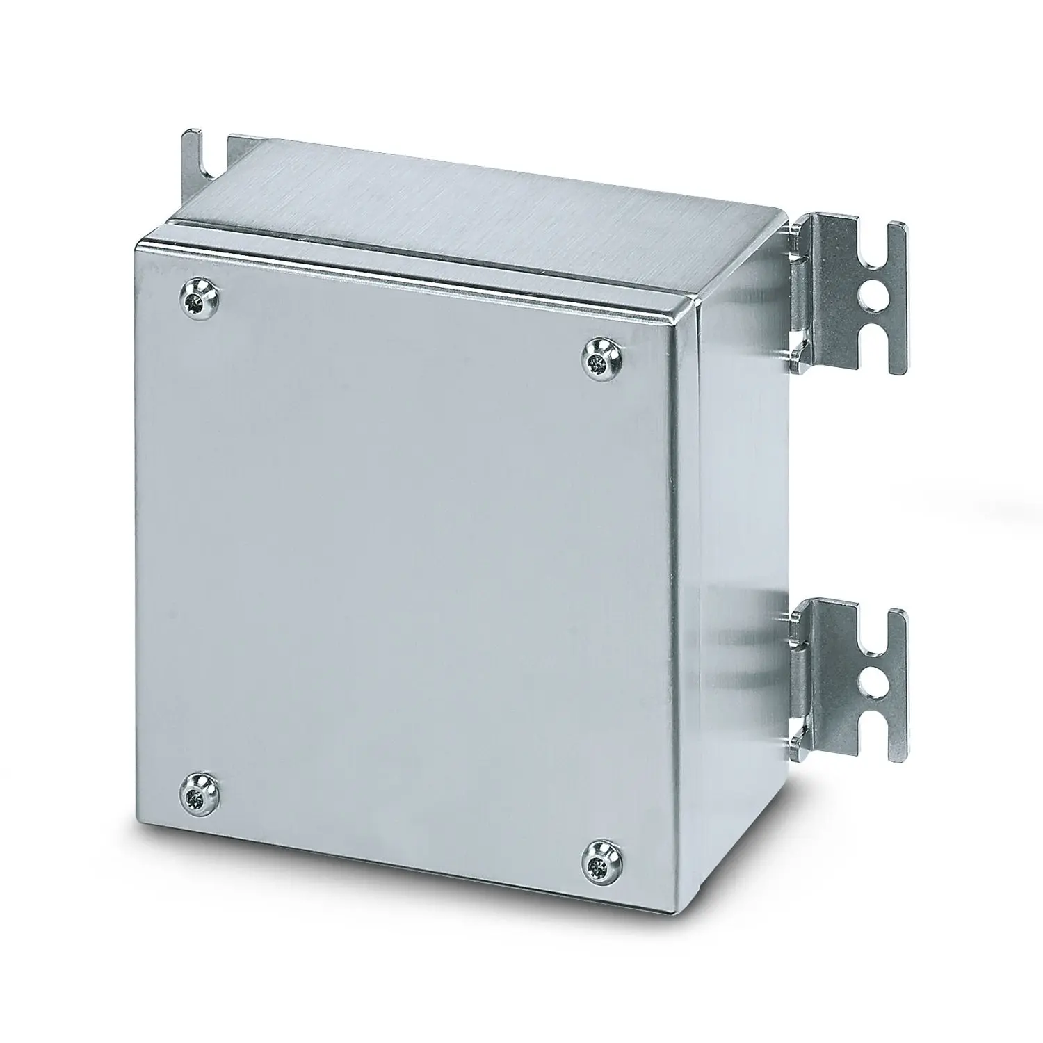 Produktfoto 1 von Phoenix Contact E S6 A 200X200X80 Edelstahl 316L Abzweigdose Silber IECEx, ATEX Breite 200 mm Höhe 200 mm Länge 80 mm