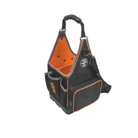 Produktfoto 1 von Klein Tools Ballistisches Gewebe mit 1680d Werkzeugtasche mit Oben offen, 222mm x 222 mm x 432 mm Schultergurt