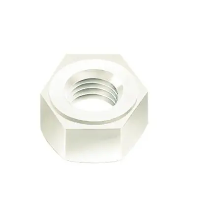Produktfoto 1 von Essentra Sechskantmuttern Polyamid-Sechskantmutter Nylon M6 x 1 ISO 4032, DIN 934, DIN 555, NF E 2403