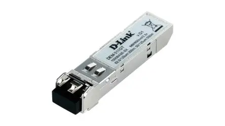 Produktfoto 1 von D-Link SFP-Transceiver, LC, Voll-Duplex, Multimodus 1.25 Gbit/s 550 m, 1250Mbit/s