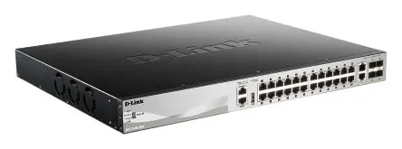 Produktfoto 1 von D-Link 30-Port Layer 3 Stackable Multi-Gigabit Managed PoE Switch with 25G Uplinks Verwalteter Switch 30-Port Managed