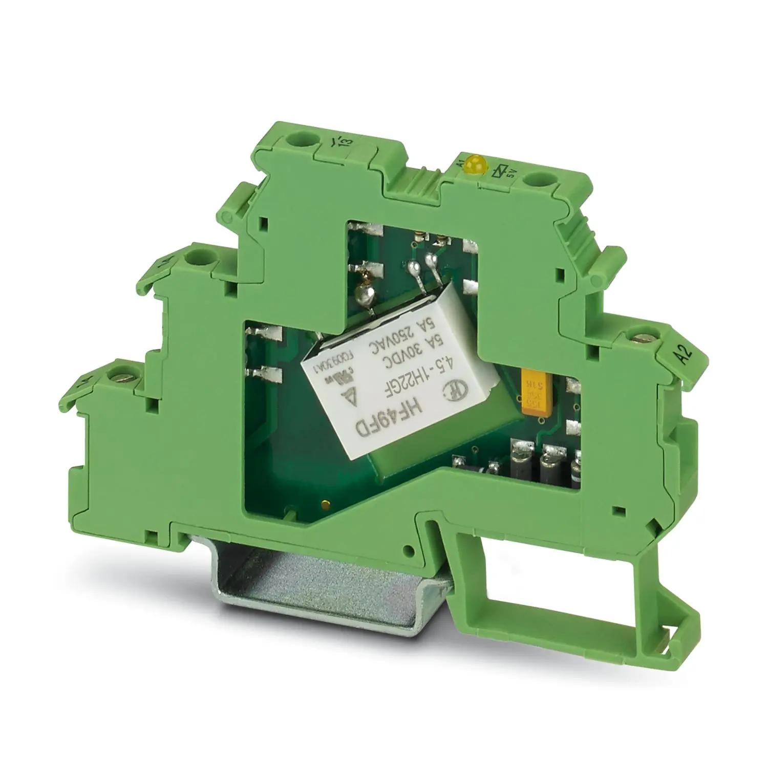 Produktfoto 1 von Phoenix Contact DEK Relaismodul 5V, 1-poliger Schließer DIN-Schienen