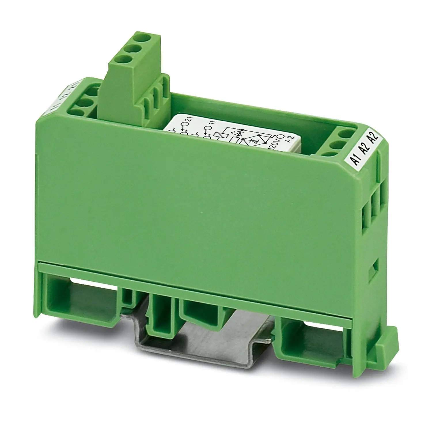 Produktfoto 1 von Phoenix Contact EMG 17-REL/KSR-120/21-21-LC Relaismodul 120V, 2-poliger Wechsler DIN-Schienen